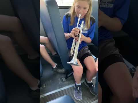 Final Countdown (bus performance) #trumpet #music #cool